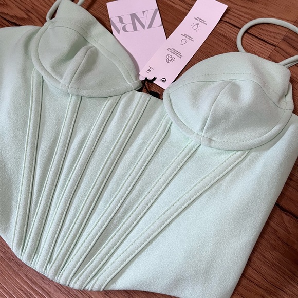 ZARA| CORSET TOP - Picture 3 of 9